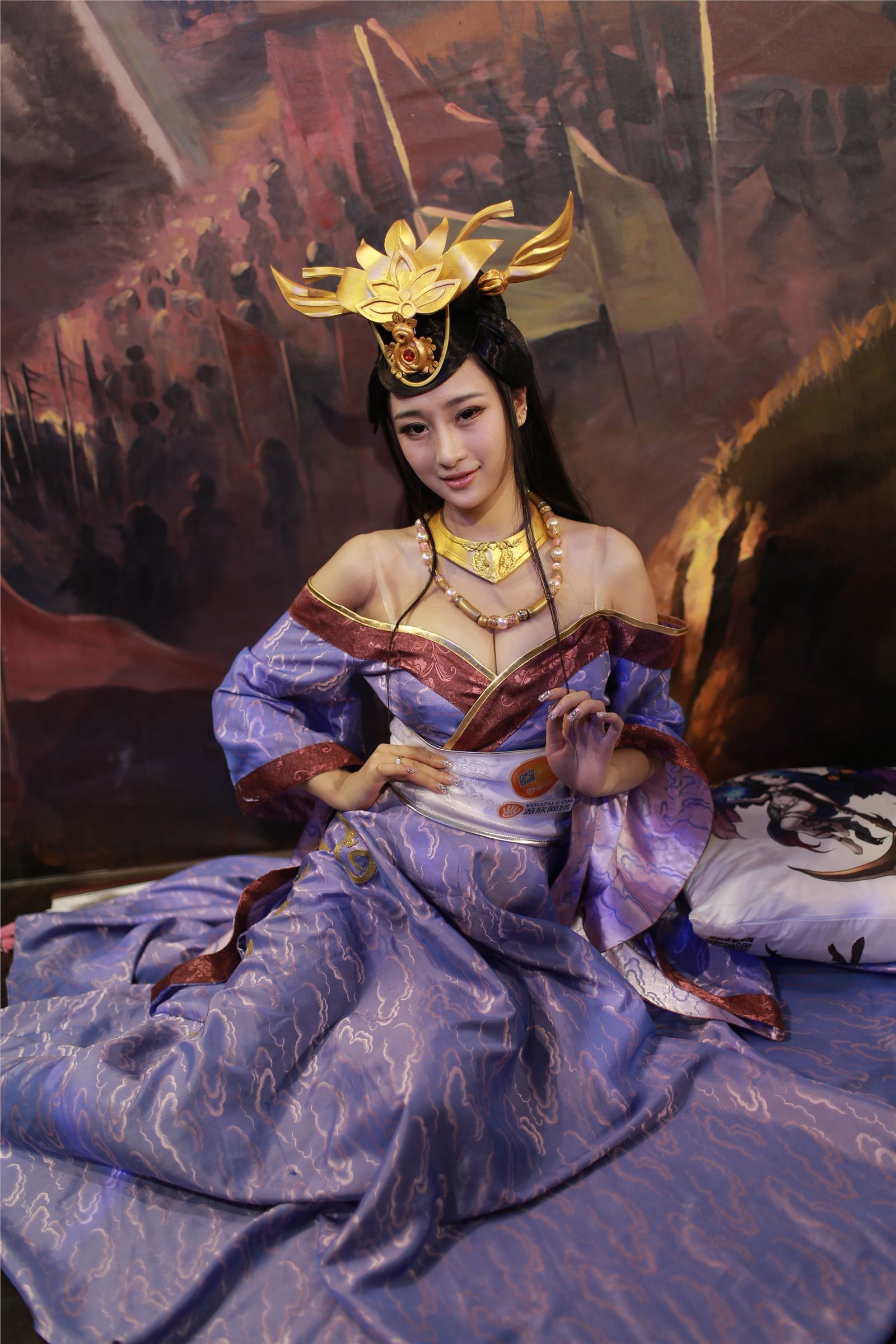 ChinaJoy 2014 Youzu online exhibition stand goddess Chaoqing Collection 2